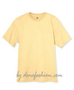 A mustard yellow t shirt