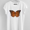 Butterfly Unisex white tees
