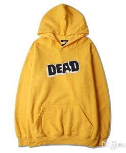 Dead Hoodie Mustard Colour