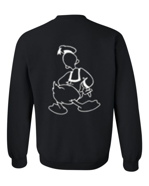 Donald Duck Sweatshirt Back