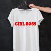 Girl Boss white T shirt