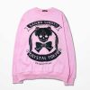 Harajuku Lolita skeleton skull Sailor moon pink sweater