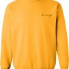 Honey Sweater Yellow Soft colour