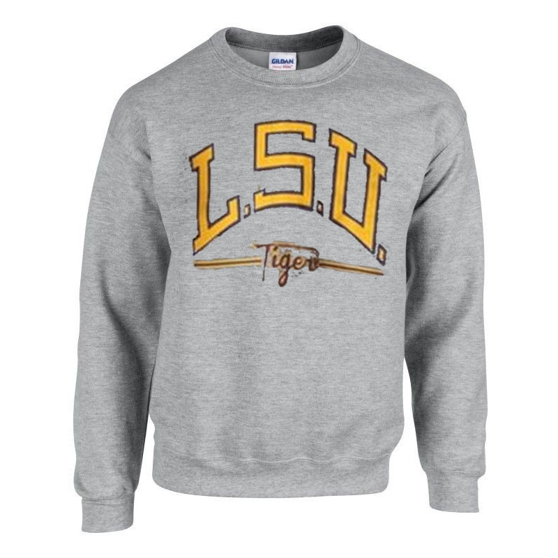 LSU tiger logo sweatshirt - donefashion.com