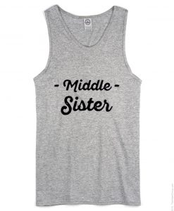 Middle Sister Tank Top Grey