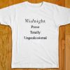 Midnight Posse Totally Unprofessional t shirt