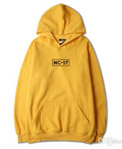 Nc 17  yellow hoodies