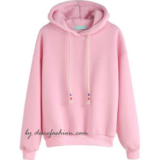 PINK FEMALE HOODIE - donefashion.com