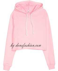 Pink Short female hoodie
