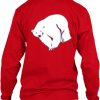 Polar Bears Red Long Sleve Back T shirts