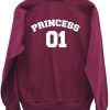 Princess 01 Maroon Sweatshirt