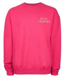 Real Friends Sweatshirt Pink