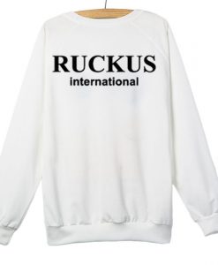 Ruckus International white Sweatshirt