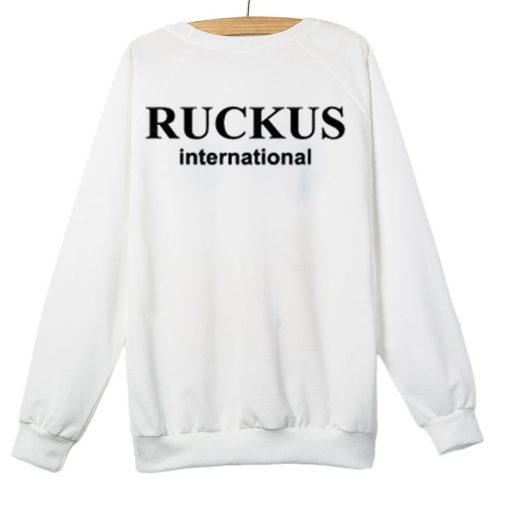 Ruckus International white Sweatshirt