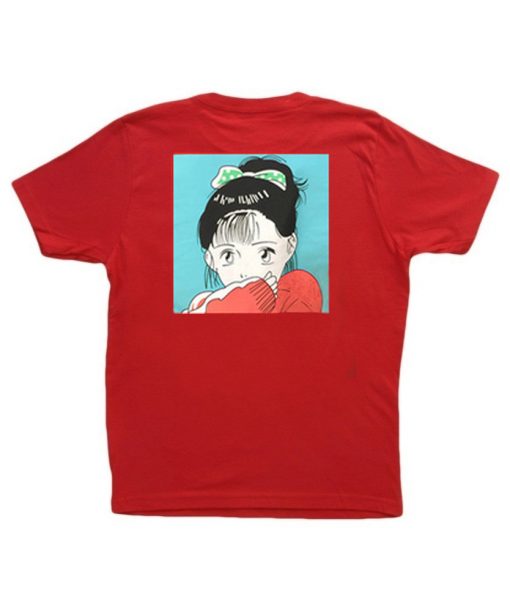 Shy Girl red back tees