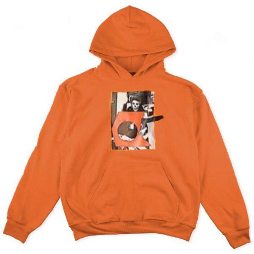 Skeleton Orange Hoodie