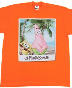 Spongebob and Patrick Orange T-shirt