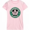 Starbucks Mickey Mouse pink t-shirt