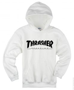 Thrasher Magazine white Hoodie