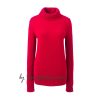 Women's Classic Cashmere Turtleneck Red Sweater