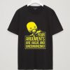 Your Arguments are vague and unconvincing black  tees