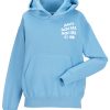 antisocial social club blue hoodie