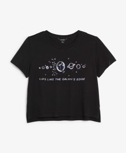 lips like the galaxy's edge female shirt