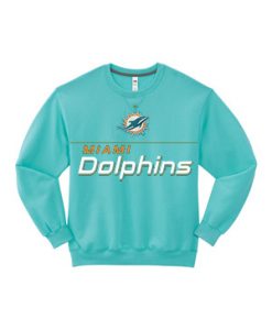 miami dolphins blue sweatshirts