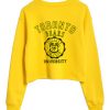 toronto bears university yellow crop sweatshirts