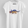 triceratops white t shirt