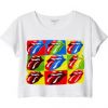 Rolling Stones crop shirts