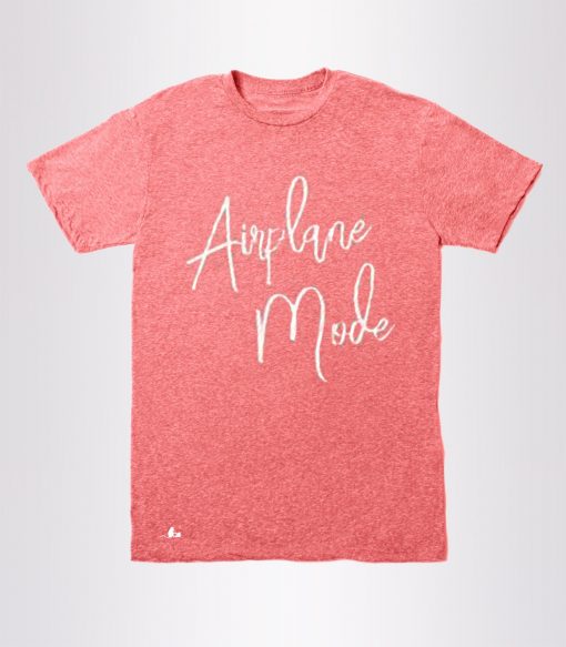 Airplane Mode Pink Tshirts