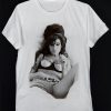 Amy Winehouse Sexy On The Bed Unisexs T shirts
