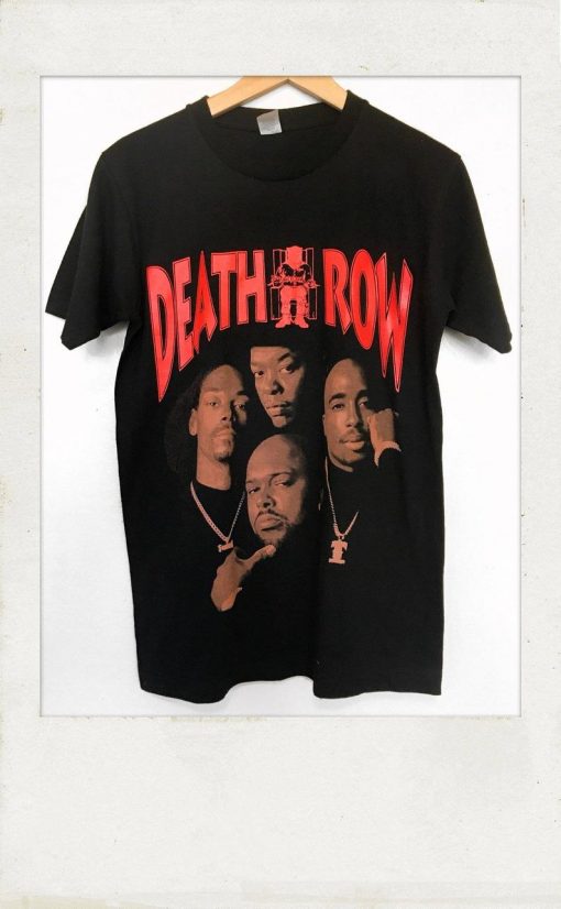 Death Row Records Vintage Inspired T Shirt