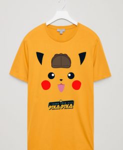 Detective Pika Pika Yellow t shirts
