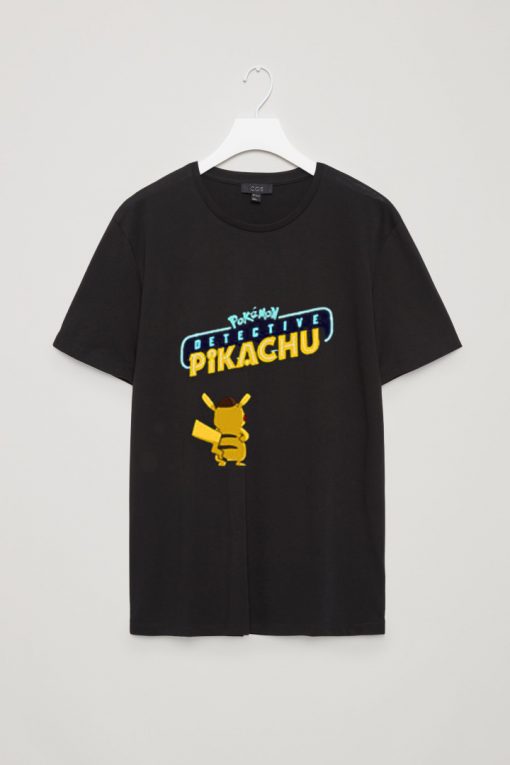 Pokemon Detective Pikachu Black Tshirts