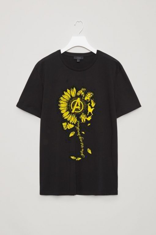 Sunflowers Avengers Unisex t shirts