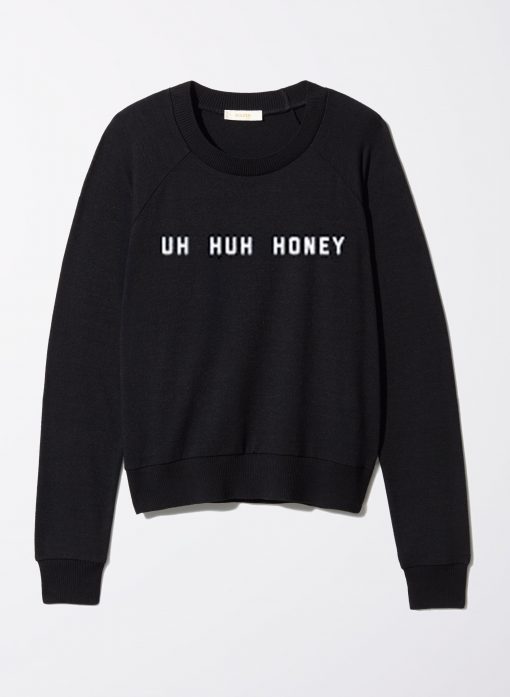 UH UH HONEY Black Sweatshirts
