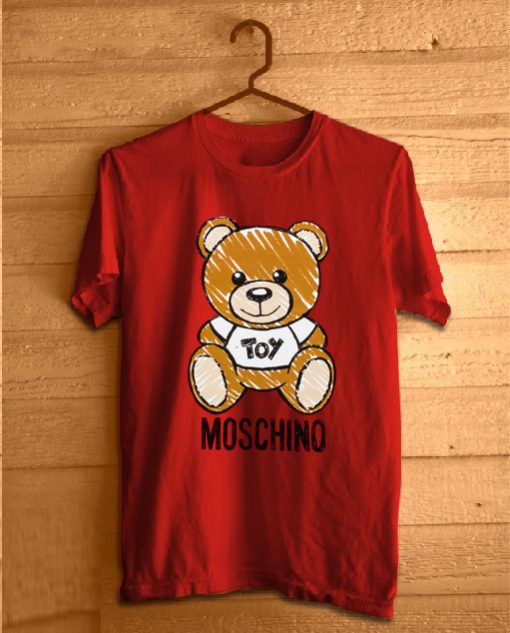 moschino teddy bear t shirts