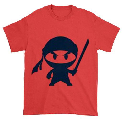 Angry ninja Kids Dark T-Shirt