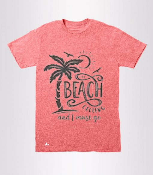 Beach pink tshirt