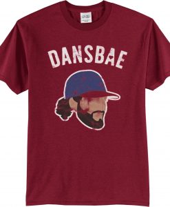 Dansbae Dansby Swanson Inspired Fan maroon T-Shirt