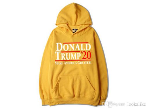 Donald Trump '20 Make America Greater Yellow Hoodie