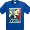 Donald Trump Obama Youre Fired Blue T shirts