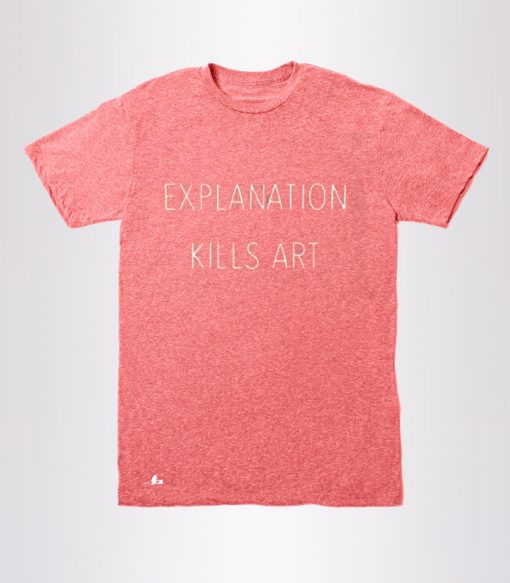 EXPLANATION KILLS ART T SHIRTS