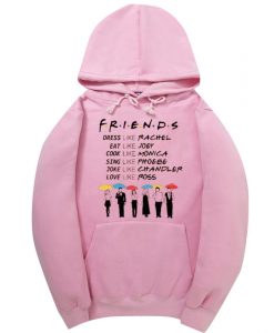 Friends Be LIKE unisex fleece Pink hoodie