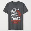 I HAVE RED HAIR GREY T SHIRTS