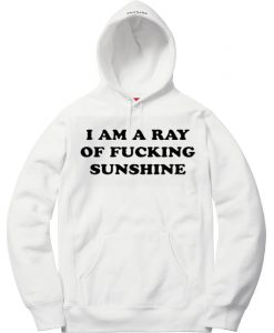 I am a ray of fucking sunshine Hoodie