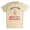JUST A GIRL T SHIRTS