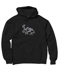 Mountain Black Hoodie